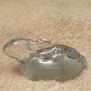 Villeroy & Boch Crystal Bunny Rabbit Figurine.